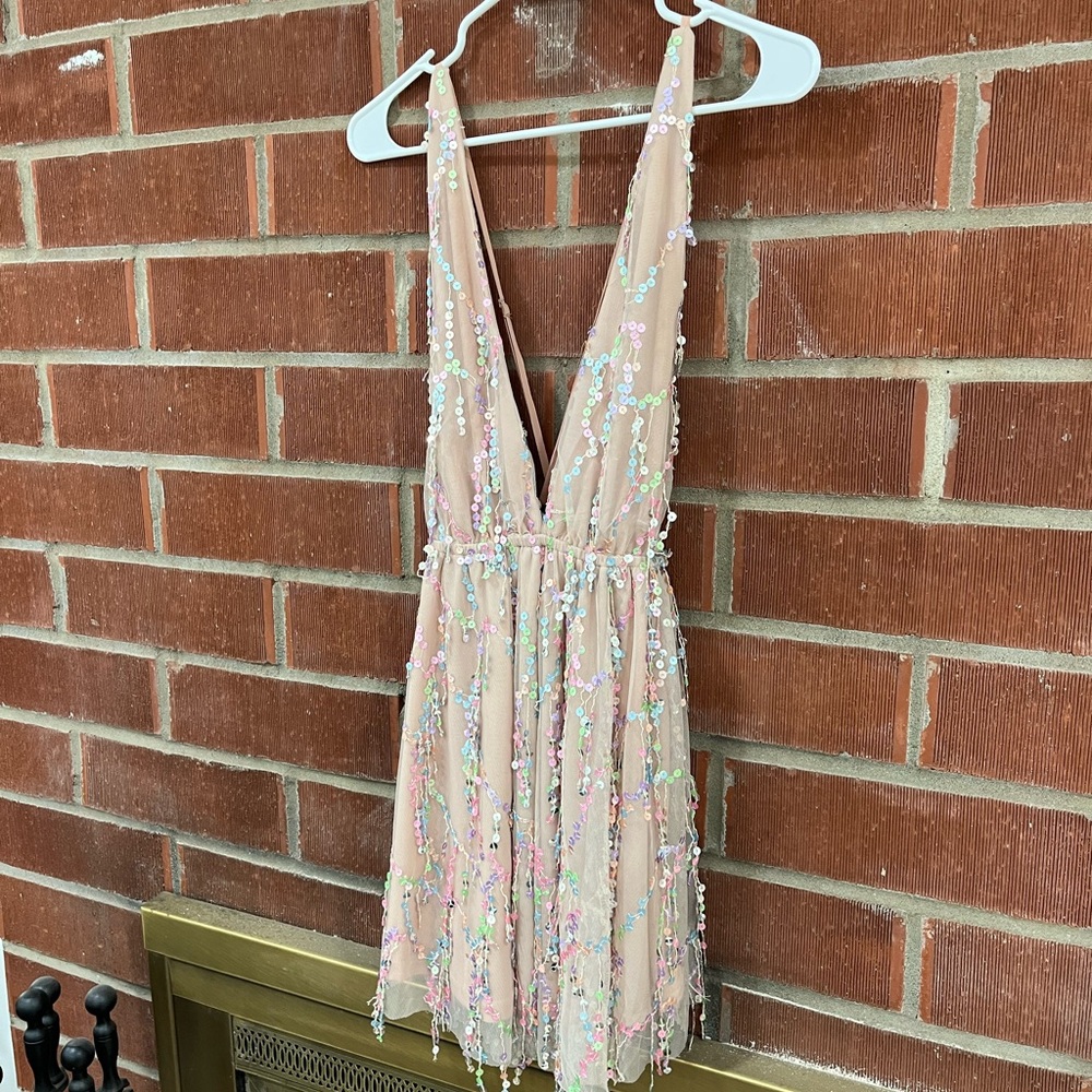 Sequin Embellished Dress